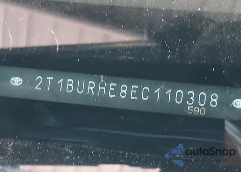 2014 Toyota Corolla S Premium z USA, uszkodzony, nr VIN 2T1BURHE8EC110308